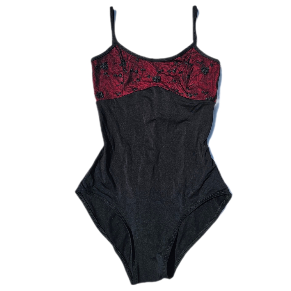 Natalie Dancewear Black and Red Leotard